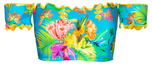 Soutien Tropical Blue Ombro a Ombro